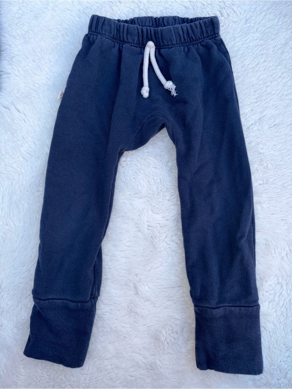 Childhoods Boys Girls 2T Sailor Blue Vintage  Sweatpants 100% Cotton Elastic